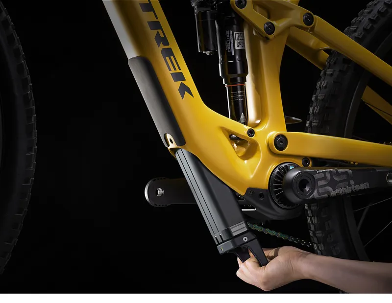 Trek Fuel EXE 9.9 XX1 AXS Electric Mountain Bike in Baja Yellow-2